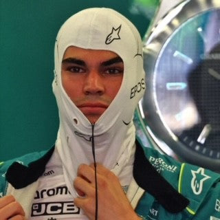 Lance Stroll2022 R Used Aston Martin Racing F1Team   Nomex Balaclava