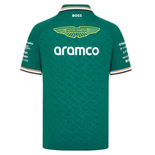 Load image into Gallery viewer, Aston Martin Racing Aramco F1 2024 Team Polo Shirt-Green