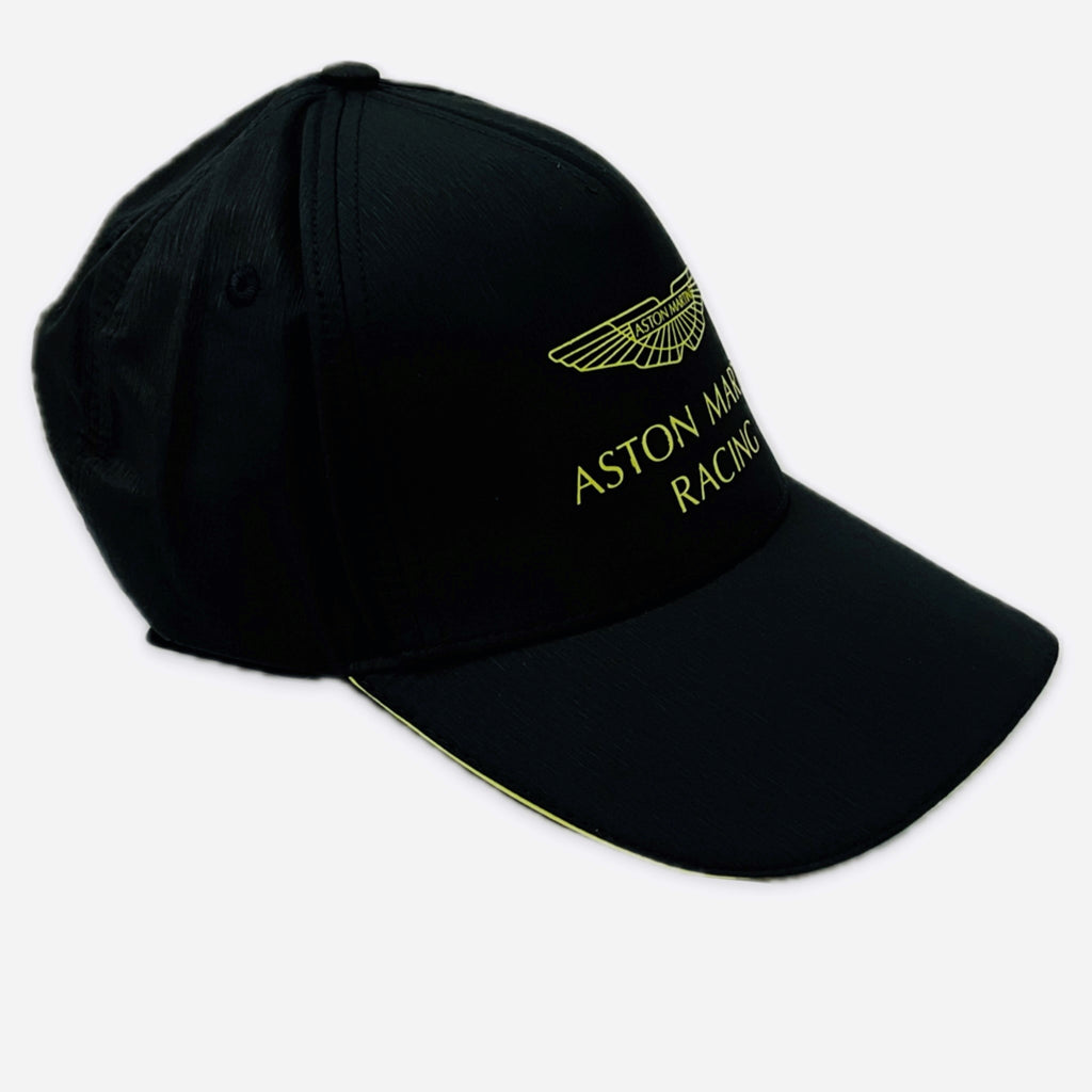 Aston Martin Racing F1 Official Merchandise Team Cap- Black & Lime