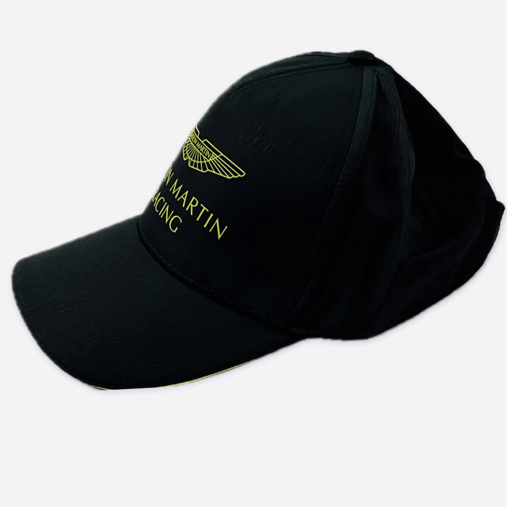 Aston Martin Racing F1 Official Merchandise Team Cap- Black & Lime