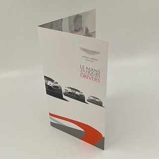 Aston Martin Racing Team Gulf Vantage GTE Le Mans 24 Hour Race 2013 Official Team Drivers Card