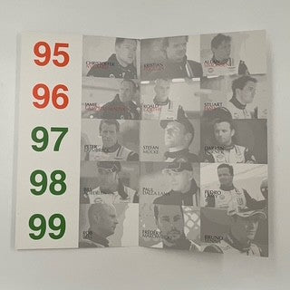 Aston Martin Racing Team Gulf Vantage GTE Le Mans 24 Hour Race 2013 Official Team Drivers Card