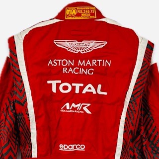 Aston Martin Racing Team AMR 2018 Le Mans24 Hour Race -Team Issued Sparco FIA Standard 8856-2000 Race Suit - Pit-Lane Motorsport