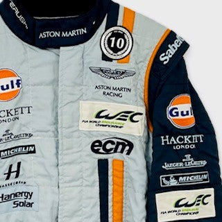 Aston Martin Racing AMR 2014 V8 Vantage GTE Le Mans 24 Hour Race/WEC Alex MacDowall Race Used Suit