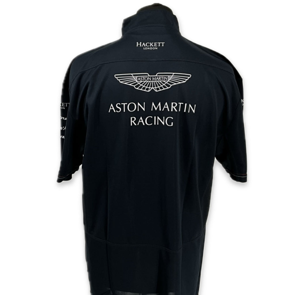 Aston Martin Racing Le Mans Team Issue Polo Shirt 2015-Dark Blue-Used