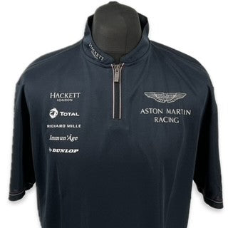 Aston Martin Racing Le Mans Team Issue Polo Shirt 2015-Dark Blue-Used