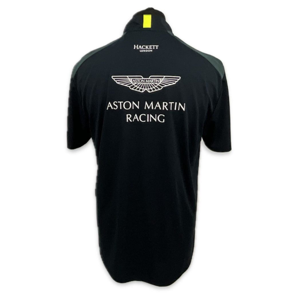 Aston Martin Racing Official Team Issue Polo Shirt Dark Blue - 2017-Used