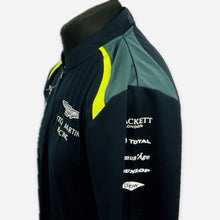 Load image into Gallery viewer, Aston Martin Racing Official Team Issue Polo Shirt Dark Blue - 2017-Used