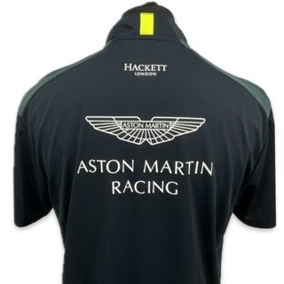 Aston Martin Racing Official Team Issue Polo Shirt Dark Blue - 2017-Used