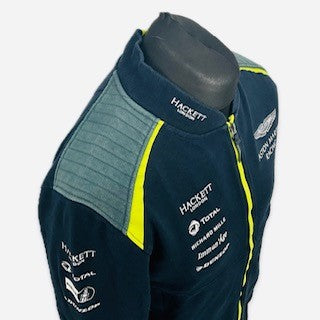 Aston Martin Racing Official Team Issue Full Zip Sweatshirt Dark Blue - 2017