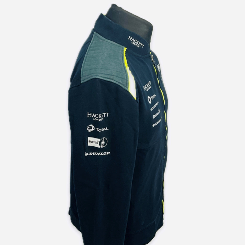 Aston Martin Racing Official Team Issue Full Zip Sweatshirt Dark Blue - 2017