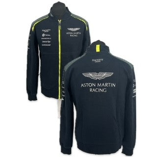 Aston Martin Racing Official Team Issue Full Zip Sweatshirt Dark Blue - 2017