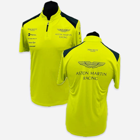 Aston Martin Racing Le Mans Team Official Teamwear Race Day Polo Shirt- Lime Green 2015-Brand New - Pit-Lane Motorsport
