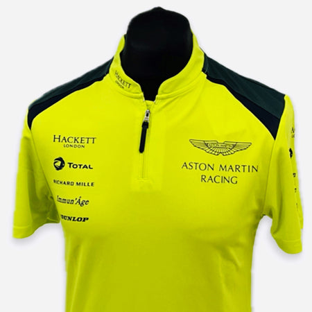 Aston Martin Racing Le Mans Team Official Teamwear Race Day Polo Shirt- Lime Green 2015-Brand New - Pit-Lane Motorsport