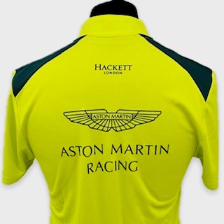 Aston Martin Racing Le Mans Team Official Teamwear Race Day Polo Shirt- Lime Green 2015-Brand New - Pit-Lane Motorsport