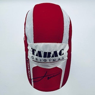 Authentic Oliver Jarvis Worn&nbsp; Personal Audi Sport DTM Driver Cap Hand Signed - Pit-Lane Motorsport