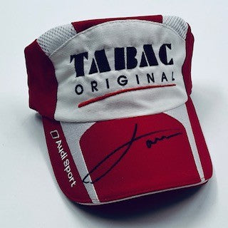 Authentic Oliver Jarvis Worn&nbsp; Personal Audi Sport DTM Driver Cap Hand Signed - Pit-Lane Motorsport