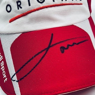 Authentic Oliver Jarvis Worn&nbsp; Personal Audi Sport DTM Driver Cap Hand Signed - Pit-Lane Motorsport