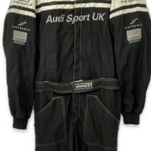 Load image into Gallery viewer, 1999 Audi Sport UK Le Mans Team 24 Hour Race Used Mechanics Pit Crew  Stand 21 Suit.