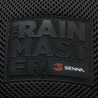 Official Ayrton Senna Rain Master Collection Black Mesh Cap