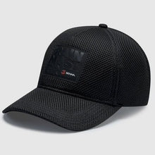 Load image into Gallery viewer, Official Ayrton Senna Rain Master Collection Black Mesh Cap