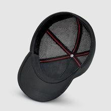 Load image into Gallery viewer, Official Ayrton Senna Rain Master Collection Black Mesh Cap