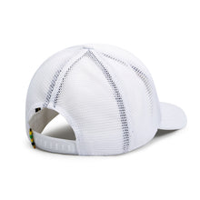 Load image into Gallery viewer, Ayrton Senna Official Collection Busque Trucker Style Cap-White