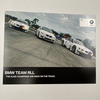 BMW Motorsport BMW Team RLL Official American Le Mans Series ALMS Team A4 Driver Card