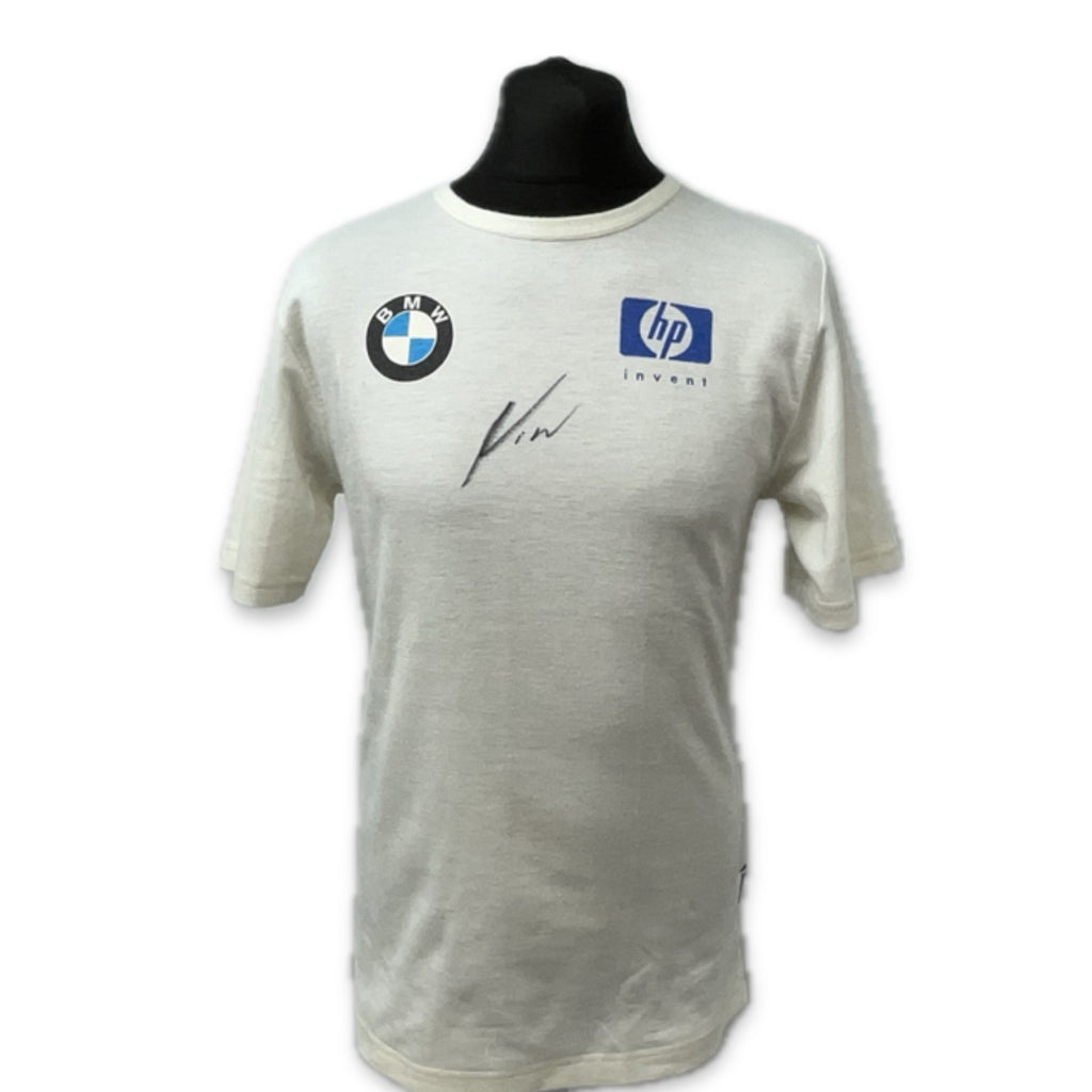 Nick Heidfeld BMW Williams F1 Team Race Used & Hand Signed Nomex Top