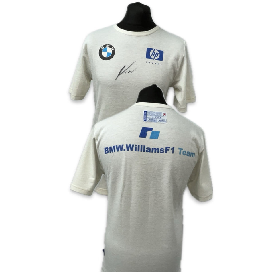 Nick Heidfeld BMW Williams F1 Team Race Used & Hand Signed Nomex Top