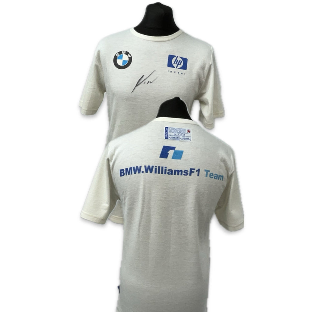 Nick Heidfeld BMW Williams F1 Team Race Used & Hand Signed Nomex Top