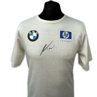 Nick Heidfeld BMW Williams F1 Team Race Used & Hand Signed Nomex Top