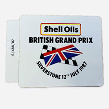 Load image into Gallery viewer, Genuine Origional 1987 Silverstone Shell Oils British Grand Prix Event Sticker