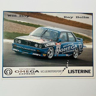 BTCC Will Hoy/Ray Bellm BMW Listerine Vic Lee Motorsport Super Touring Car Sticker