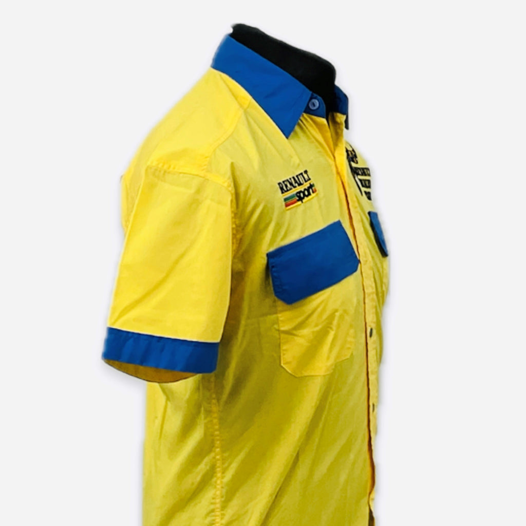 Vintage 1990's Renault Dealer Racing BTCC Official Team Issue Pit Crew Race Day Shirt