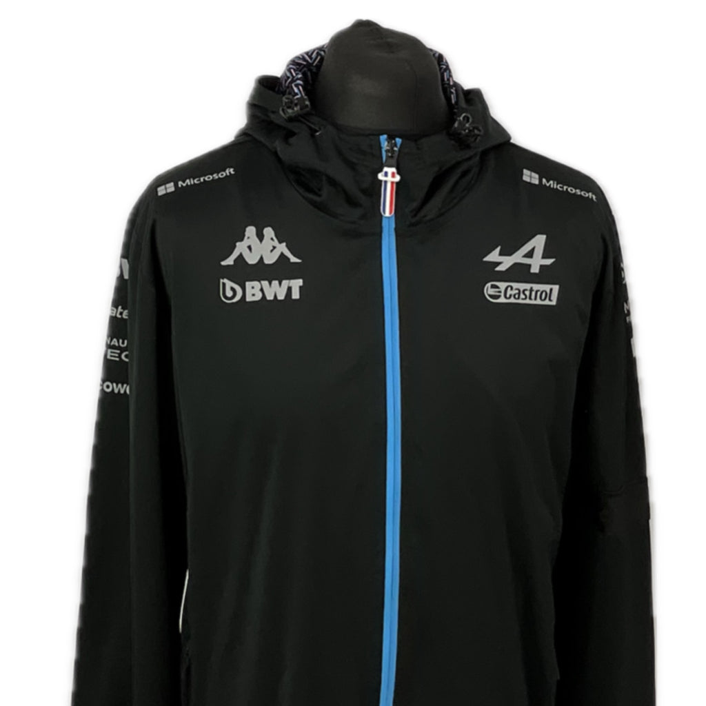 2023 BWT Alpine F1 Team Kappa Pit Crew Team Issue Race Day Hooded Rain Jacket -Ex Mechanic