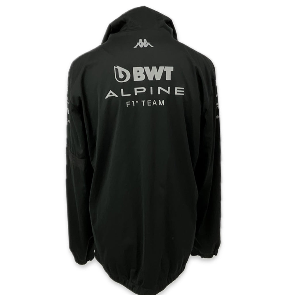 2023 BWT Alpine F1 Team Kappa Pit Crew Team Issue Race Day Hooded Rain Jacket -Ex Mechanic