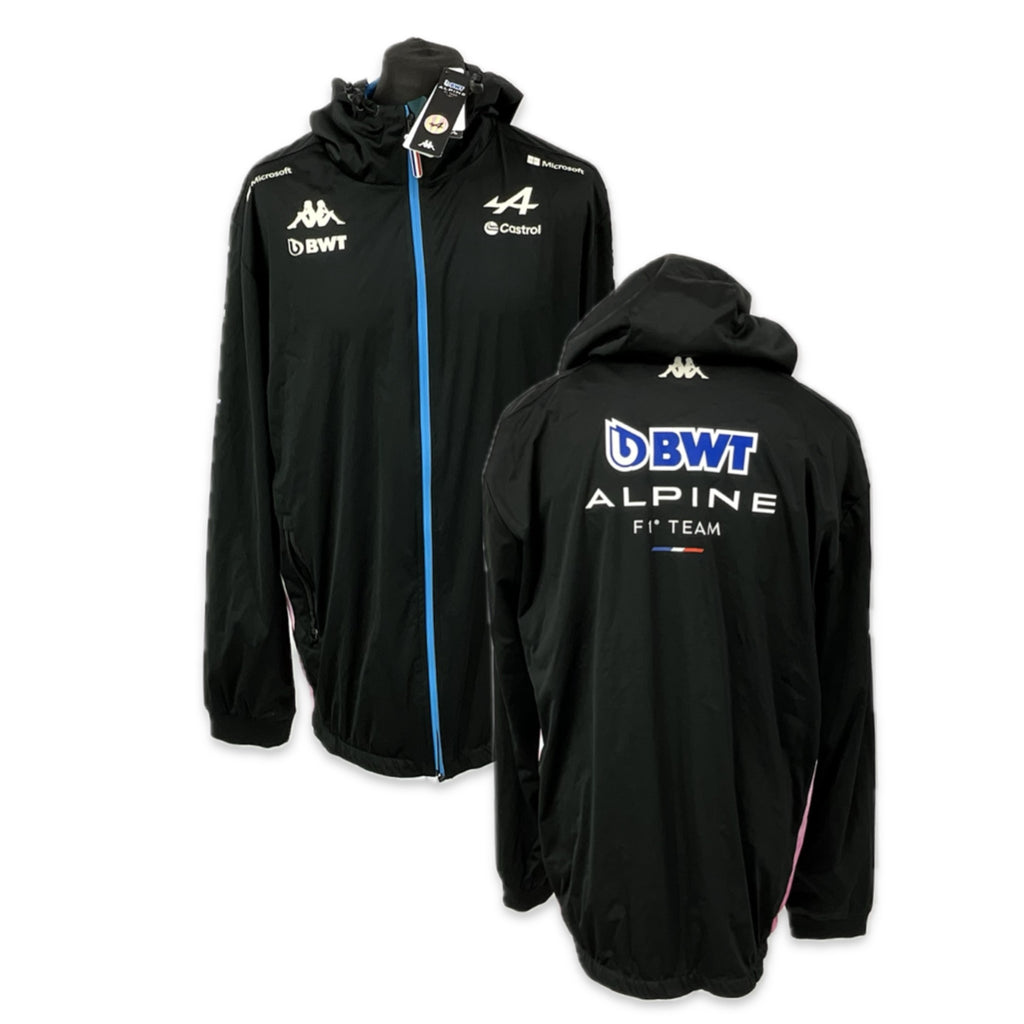 2024 BWT Alpine F1 Team Kappa Pit Crew Team Issue Race Day Hooded Rain Jacket -Brand New