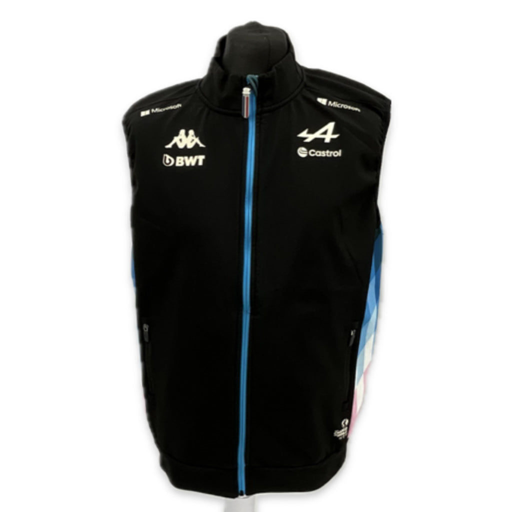 2024 BWT Alpine F1 Team Kappa Pit Crew Team Issue Race Day Gilet-Ex Mechanic