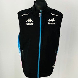 2024 BWT Alpine F1 Team Kappa Pit Crew Team Issue Race Day Gilet-Ex Mechanic