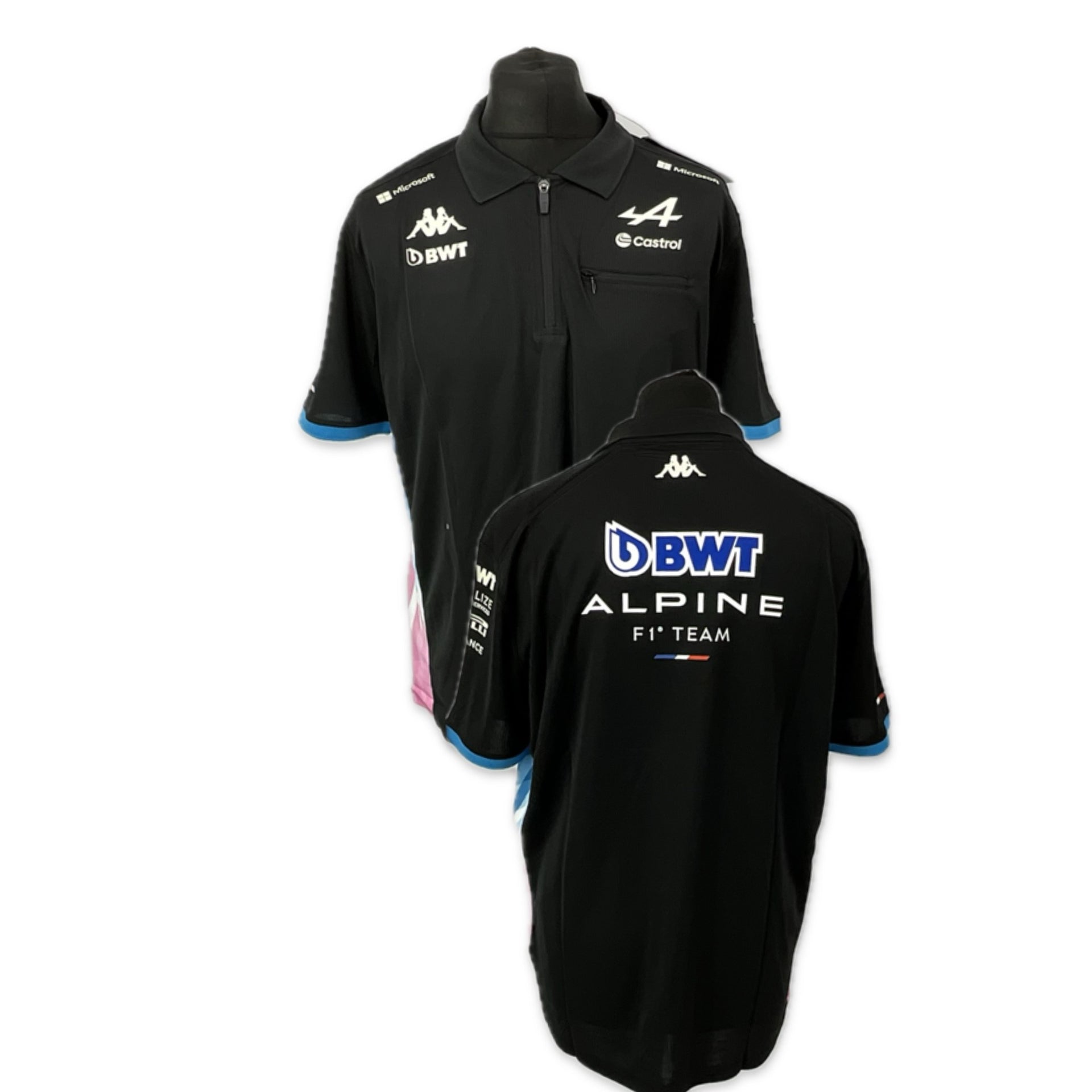 2024 BWT Alpine F1 Team Kappa Pit Crew Team Issue Race Day Polo