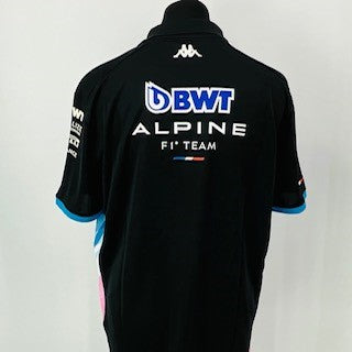 2024 BWT Alpine F1 Team Kappa Pit Crew Team Issue Race Day Polo Shirt-Brand New