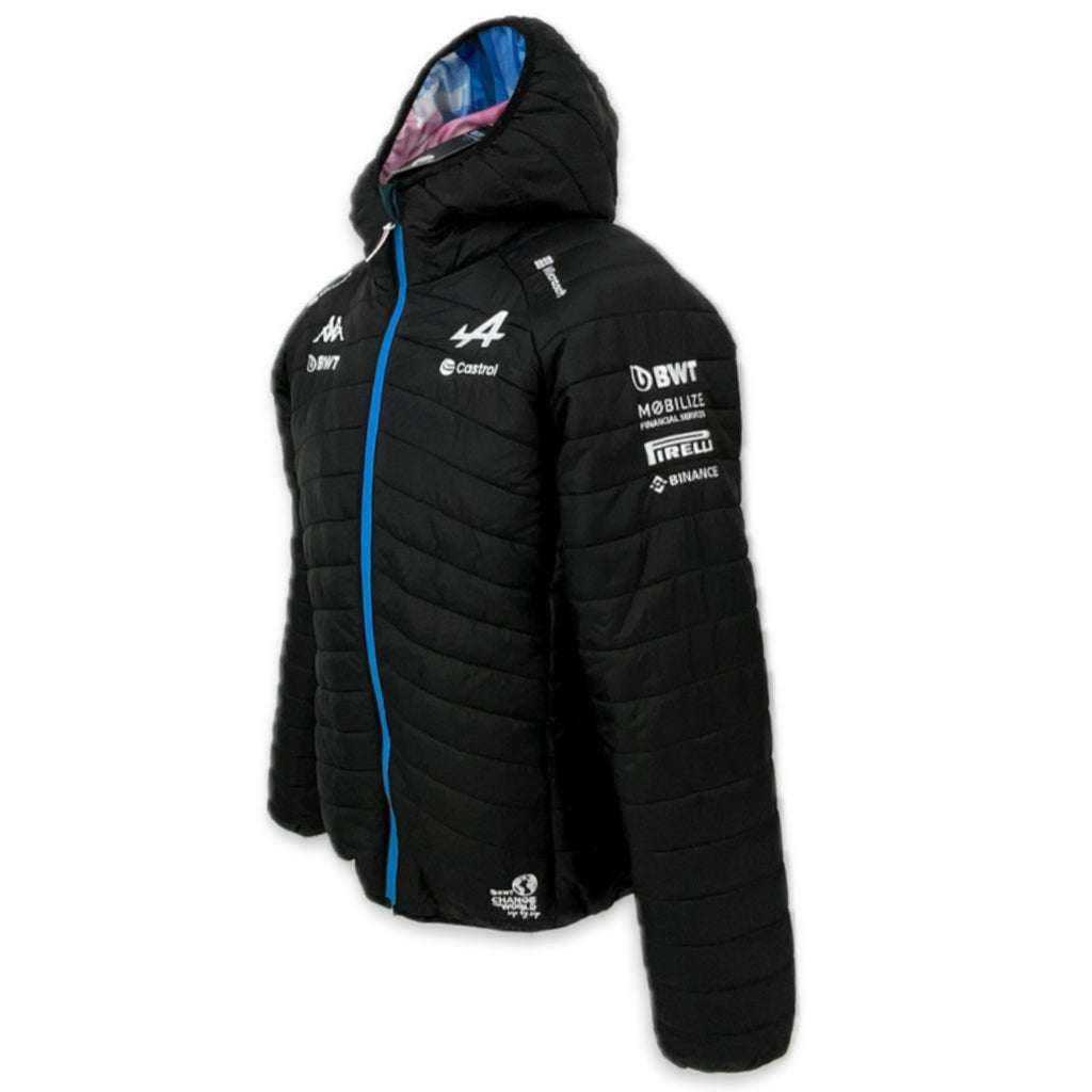 2024 BWT Alpine F1 Team Kappa Pit Crew Team Issue Race Day Hooded Quilted Jacket -Brand New