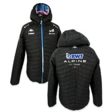 Load image into Gallery viewer, 2024 BWT Alpine F1 Team Kappa Pit Crew Team Issue Race Day Hooded Quilted Jacket -Brand New