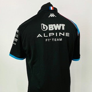 2023 BWT Alpine F1 Team Kappa Pit Crew Team Issue Race Day Polo Shirt-Ex Mechanic