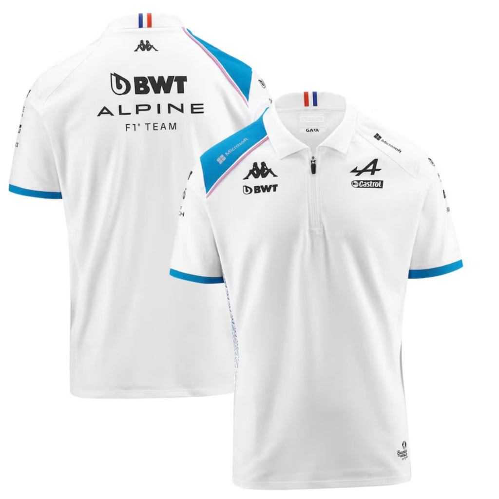 BWT Alpine F1 Team 2023 Polo Shirt - White