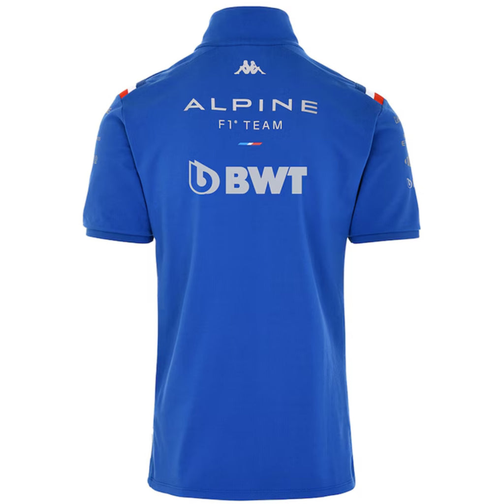 BWT Alpine F1 Team Kappa Official Merchandise 2022 Collection Team Polo Shirt-Blue