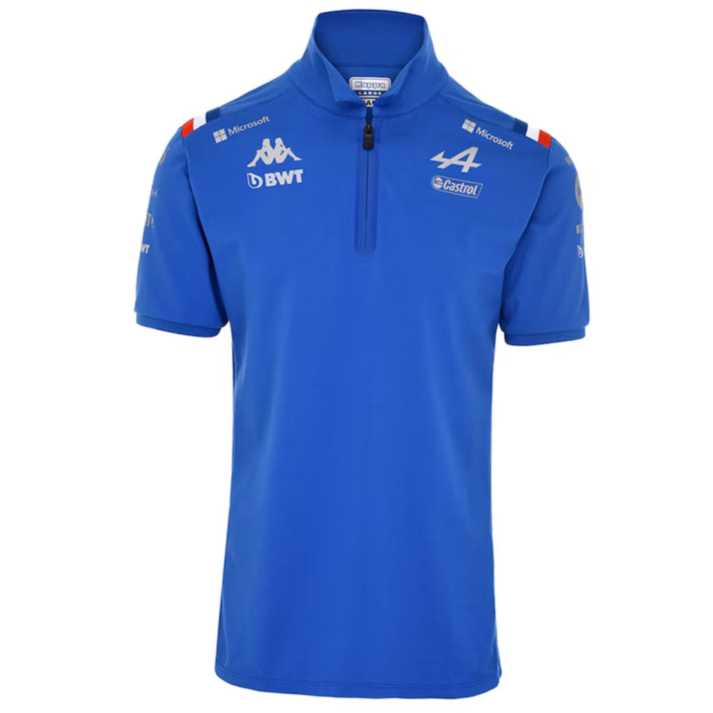 BWT Alpine F1 Team Kappa Official Merchandise 2022 Collection Team Polo Shirt-Blue