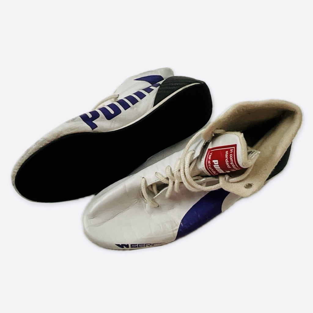 Caitlin Wood W-Series World Championship 2021 Race Worn and Hand Signed Puma Race Boots #2