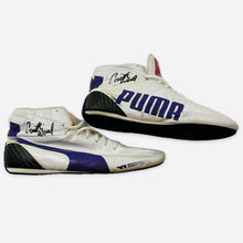 Load image into Gallery viewer, Caitlin Wood W-Series World Championship 2021 Race Worn and Hand Signed Puma Race Boots #2